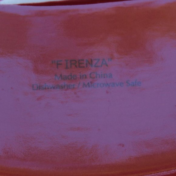 LARGE FIRENZA CINNAMON OVAL PLATTER 14 5/8” x 11” DISHWASHER MICROWAVE SAFE MINT - Picture 4 of 4